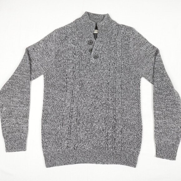 BLARNEY Heritage Irish Cable Knit Kieran Sweater Men's Small Slim Fit Wool Blend - Picture 1 of 12